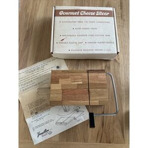Vintage 1970s GOURMET CHEESE SLICER  In Original Box Vermillion